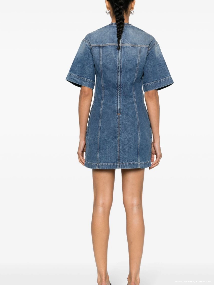 Affordable McCartney panelled denim Stella Women dress mini 0324
